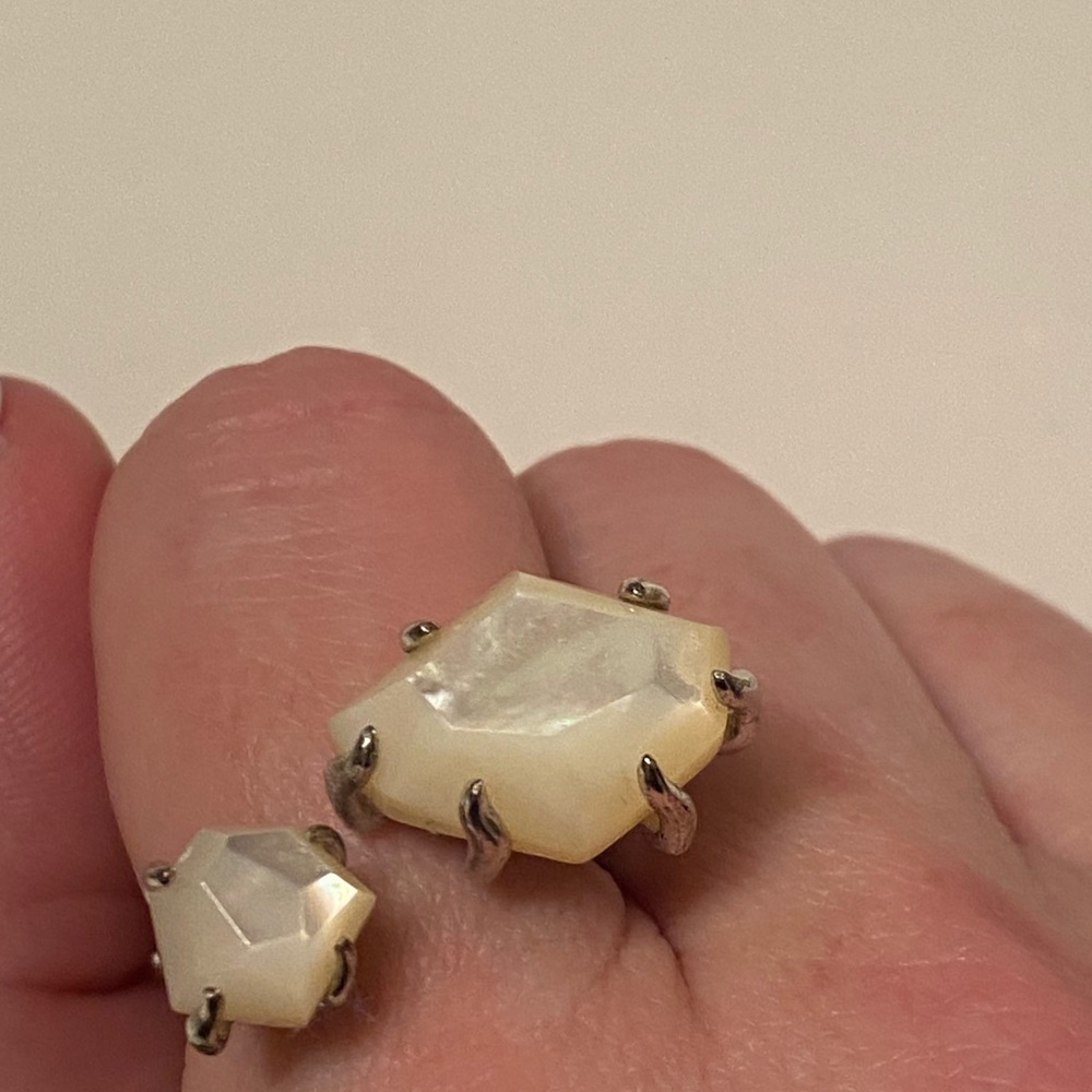 KS unique stone ring